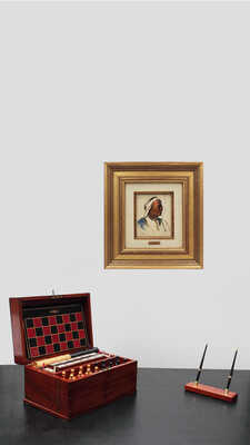 Поленов Василий Дмитриевич. Портрет египтянина. Из серии работ «Путешествие по Египту» 